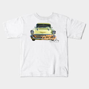 1957 Chevrolet BelAir 4 door hardtop sedan Kids T-Shirt